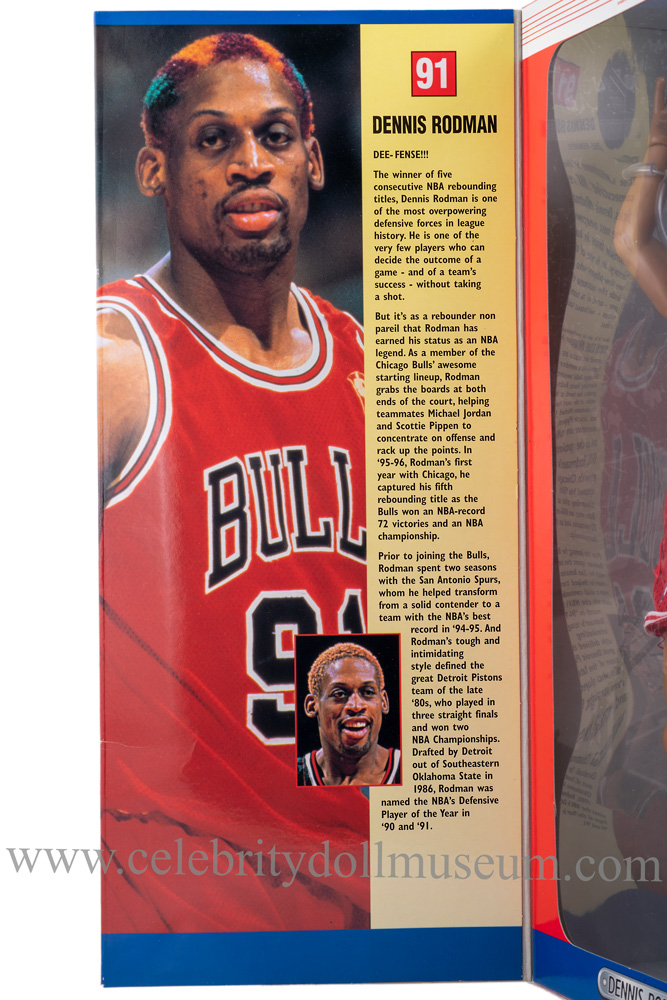 Chicago Bulls Dennis Rodman #91 Nba Great Player 2020 City Edition