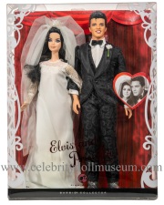 Elvis Presley and Priscilla Presley Barbie Dolls box