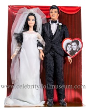 Elvis Presley and Priscilla Presley Barbie Dolls insert