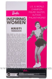 Kristi Yamaguchi Barbie box back