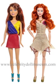 Lindsay Lohan Doll wearing Barbie clothes
