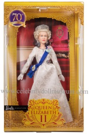 Queen Elizabeth II doll box front