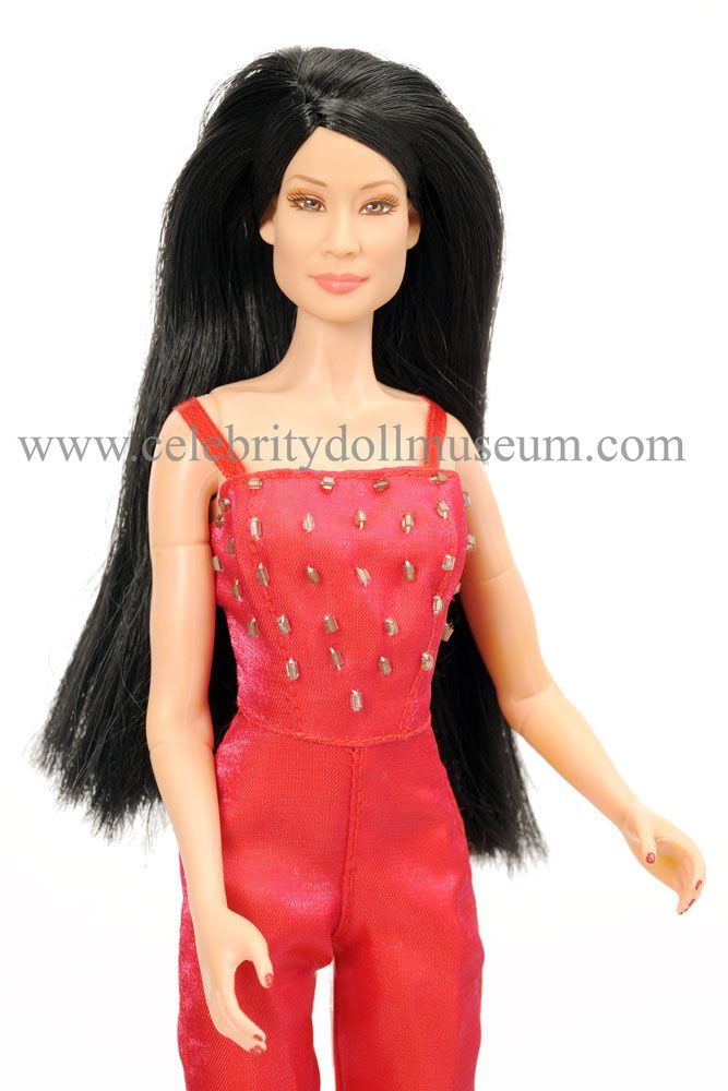 Charlies Angels Alex Doll Outfit Clothes Red Jumpsuit Black Jacket